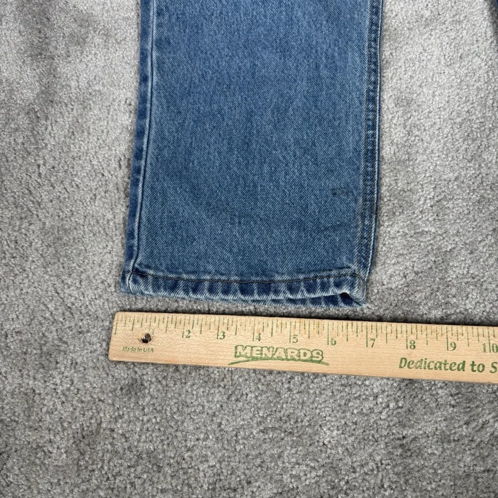 Carhartt Jeans Mens 34x36 Relaxed Blue Denim Cotton Workwear B11 STW Made In USA